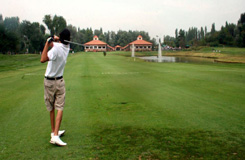 Golfing